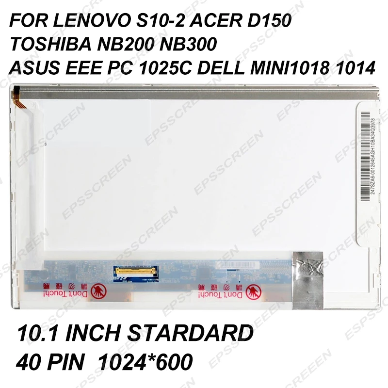 

for HP-Compaq MINI CQ10 SERIES CQ10-130CA/420LA LCD LED 10.1" Screen Display Panel WSVGA