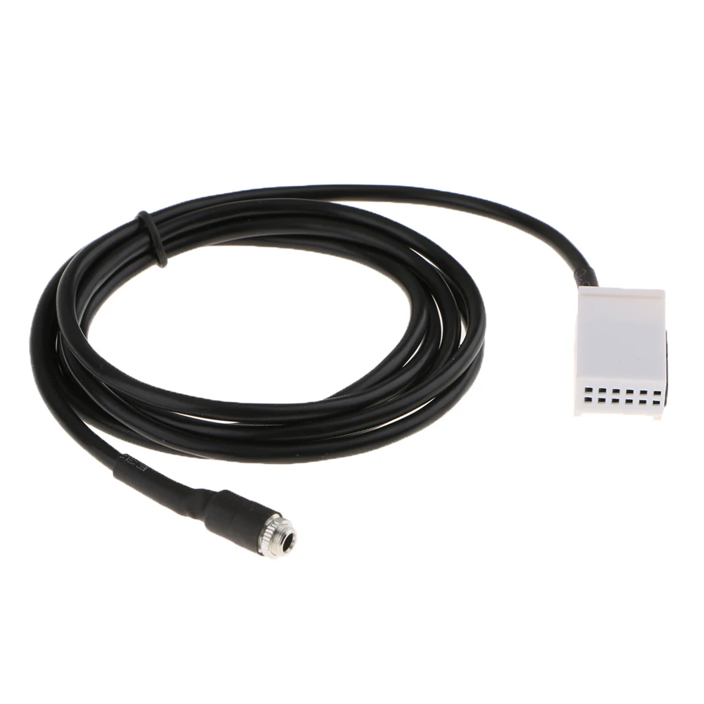 Автомобильный аудио кабель AUX экранированный провод гнездовой разъем замена для