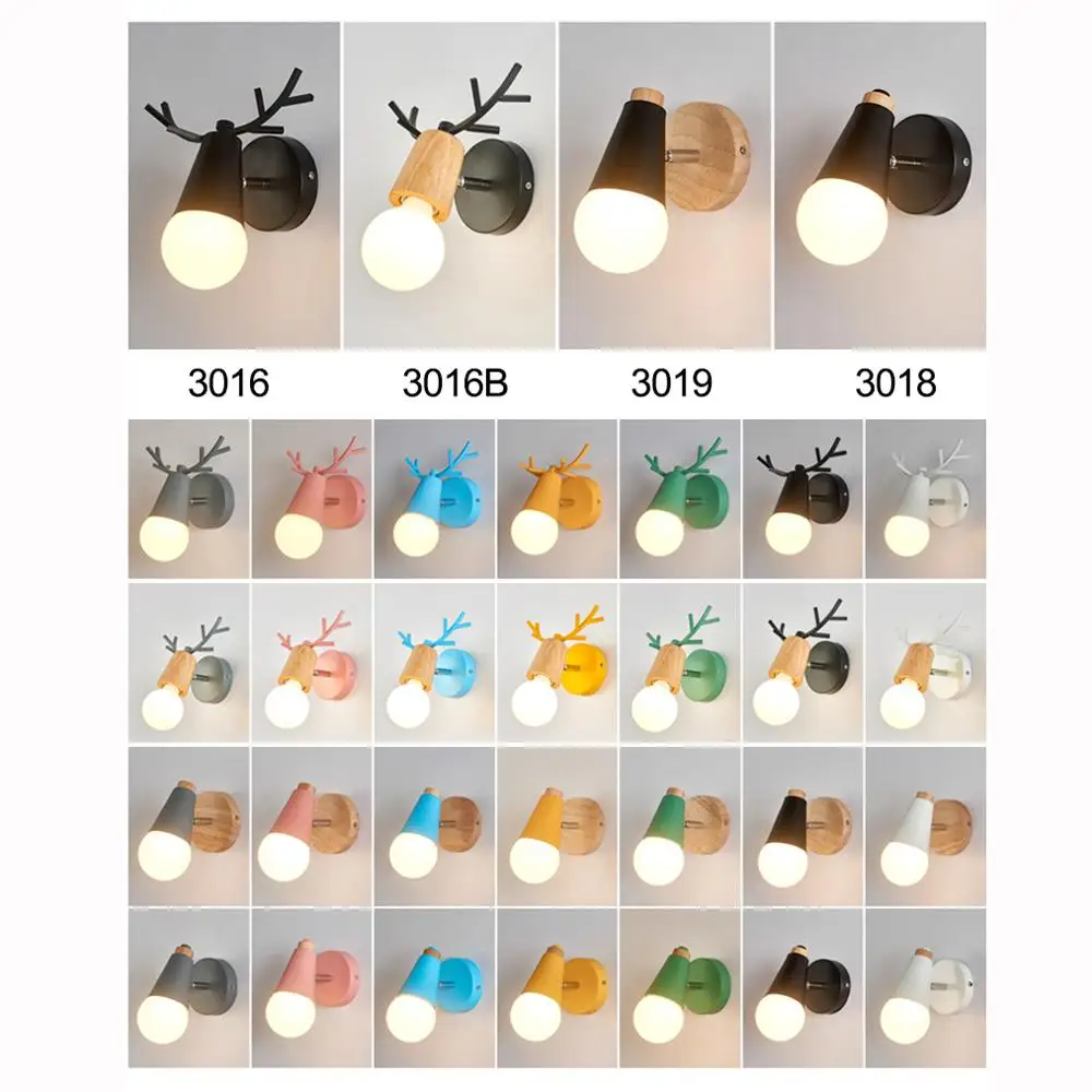 Светодиодные Настенные светильники E27 в скандинавском стиле бра для чтения с