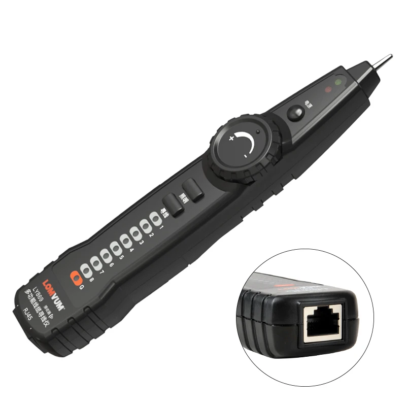 LOMVUM Cat5 Cat6 телефонный провод трекер сетевой кабель тестер детектор линия Finder LAN Сетевой кабель тестер детектор