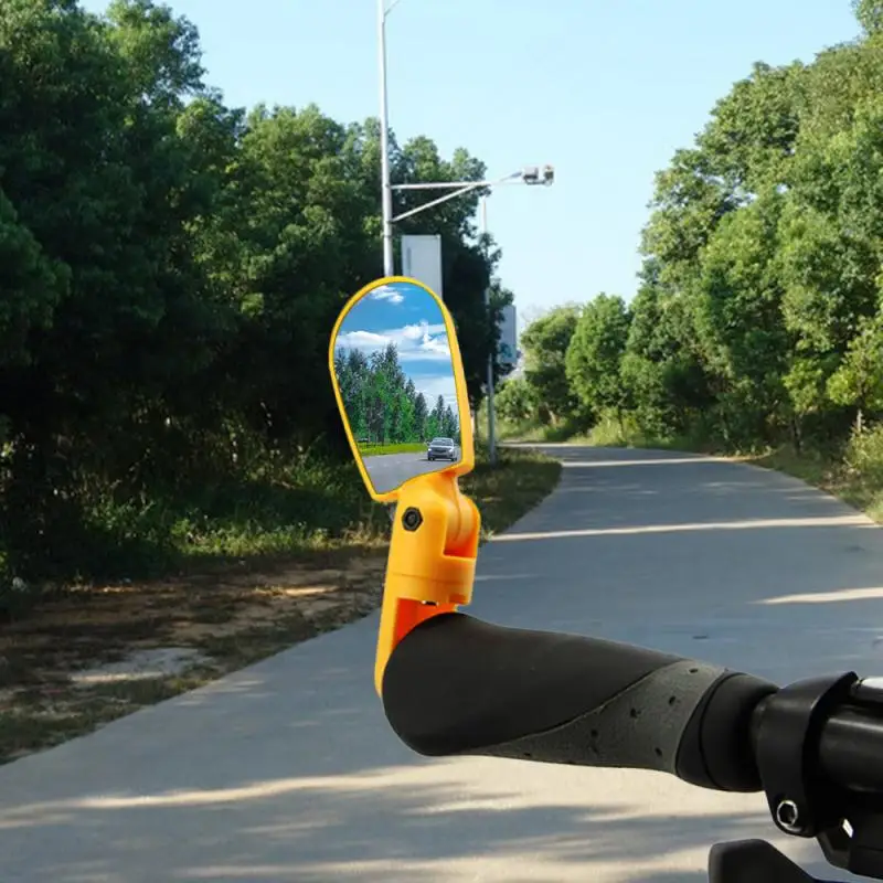 ABS 1Pcs Rotate Mini Bike Mirrors Road Mountain Handlebar Wide Angle Rear View Accessories | Спорт и развлечения