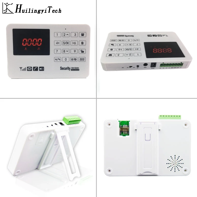 HuilingyiTech домашняя система охранной сигнализации с сенсорным экраном