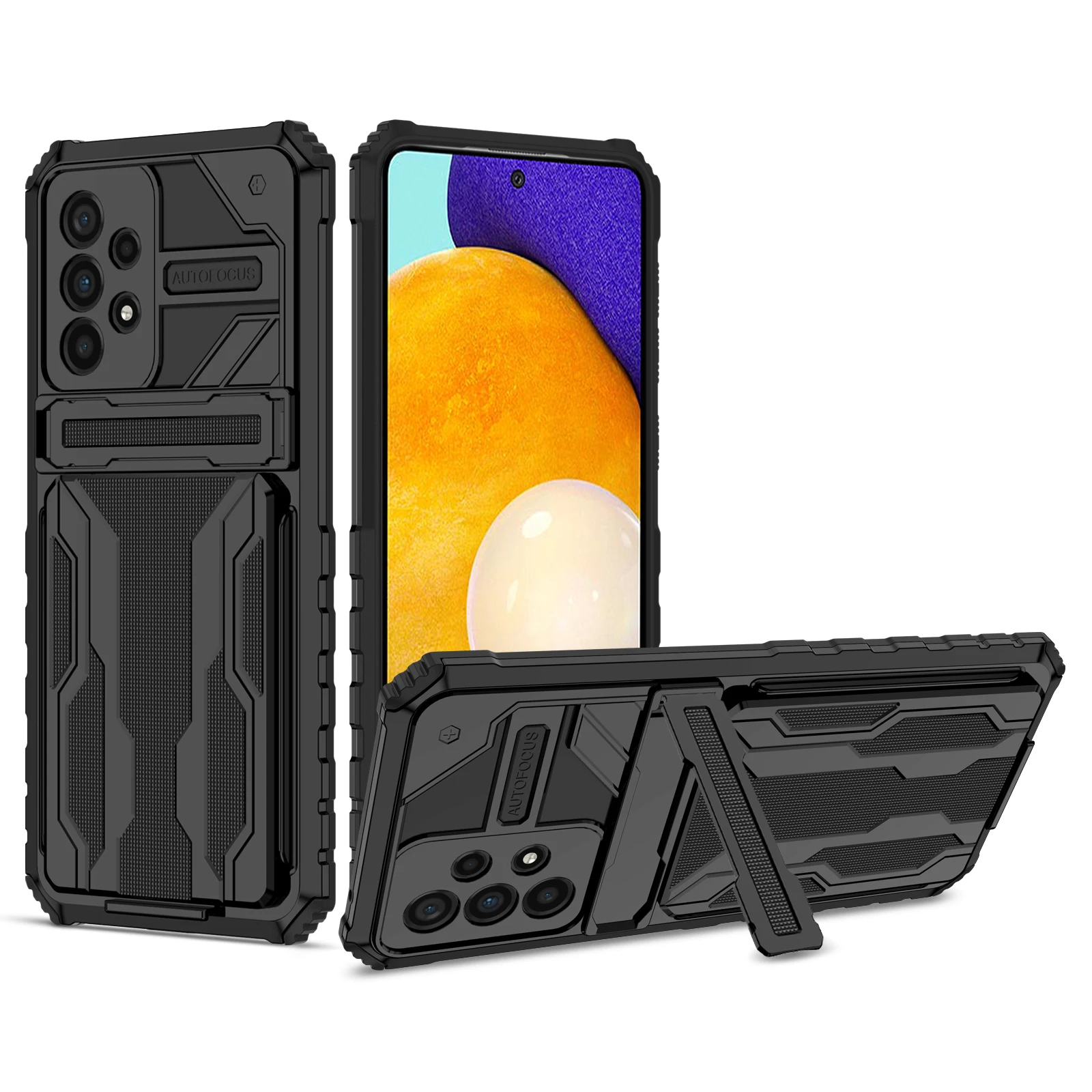 Противоударный защитный чехол-подставка для Samsung Galaxy A12 A22 A32 A42 A52 A72 5G A02 M02 M32 A52s |
