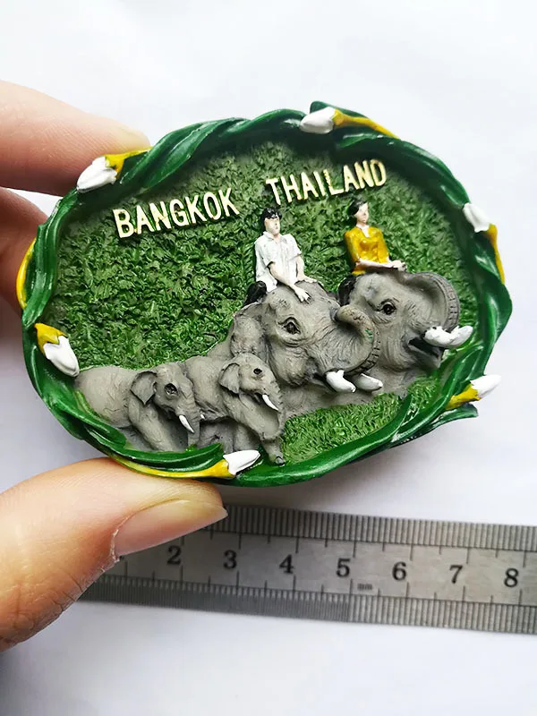 Магнит на холодильник сувенир Греция Торонто Канада Норвегия Таиланд Рим США 3d