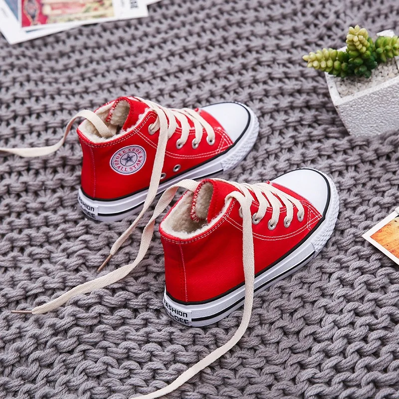 

2020 New Fashion Winter Shoes Children Warm Shoes Winter Sneakers Size 25-38 Children Boots