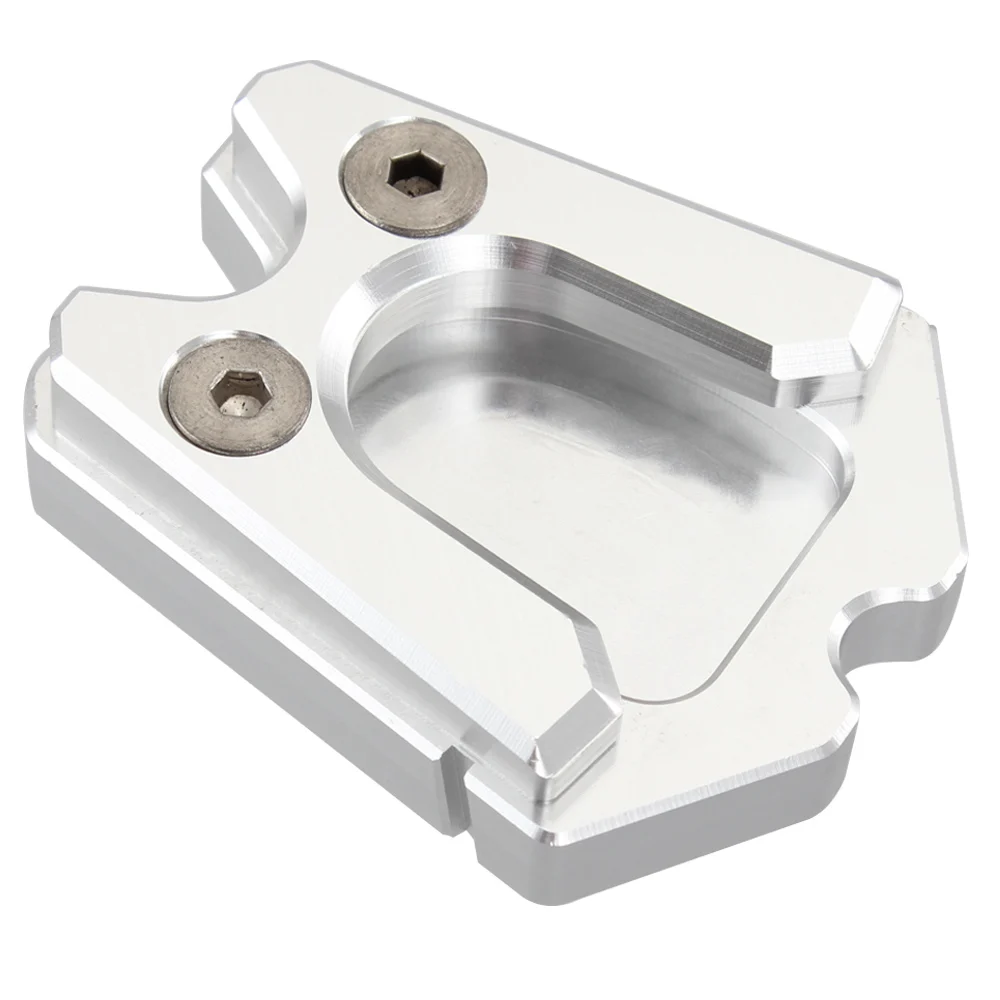 Мотоциклетная Серебристая подножка боковая подставка для ног увеличивающая