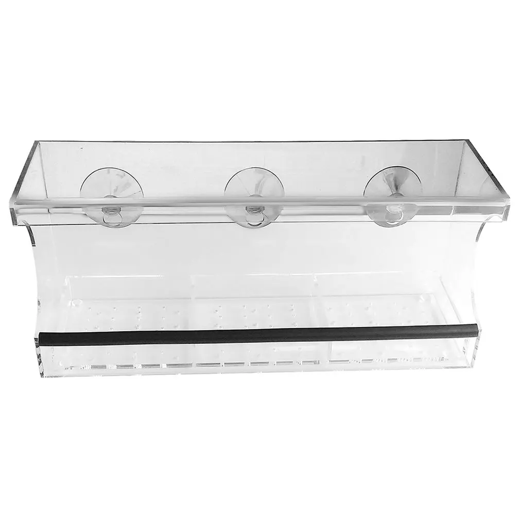 Прозрачная клетка для птиц акрил попугай автоматическая кормушка присоска