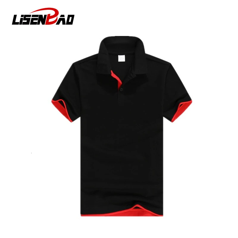 

LiSENBAO Brand summer men polo shirt cotton short sleeve shirts Business Slim Fit polo shirt Short Sleeve breathable polo shirt