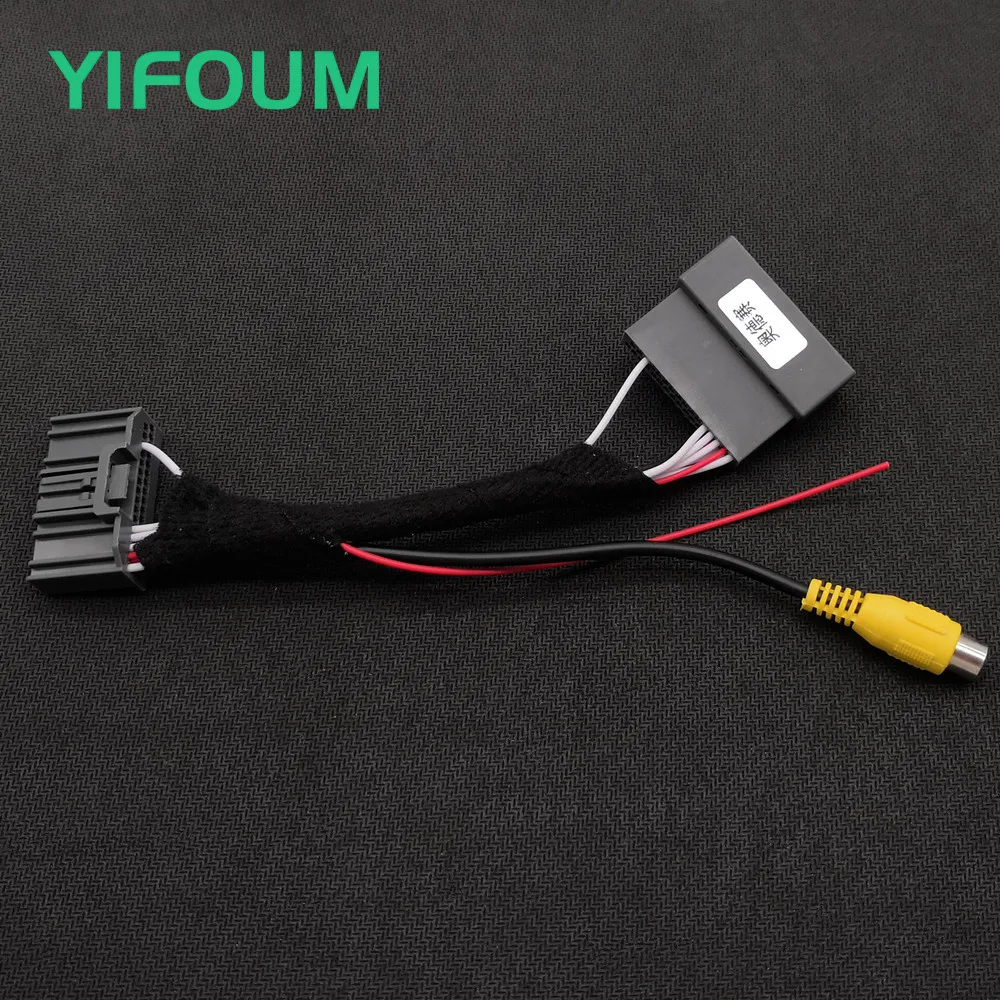 YIFOUM 32Pin оригинальный видеовход переключатель обратной камеры RCA адаптер кабель