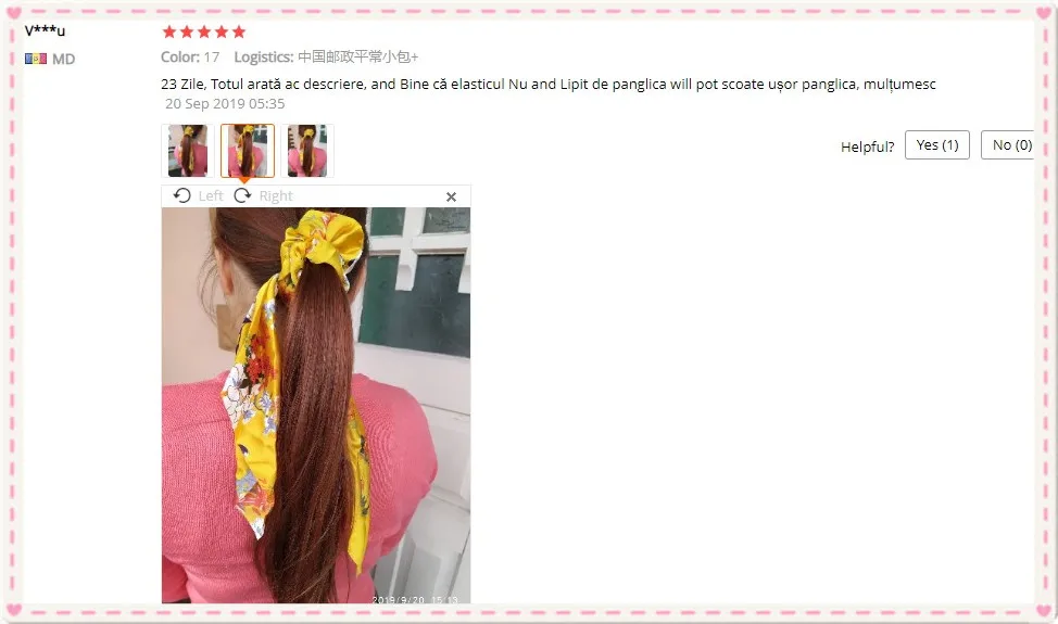 Ponytail scrunchie hair ties Scarf Elastic Hair Rope for Women Hair Bow Ties Scrunchies Hair Bands Flower Print Ribbon Hairbands
