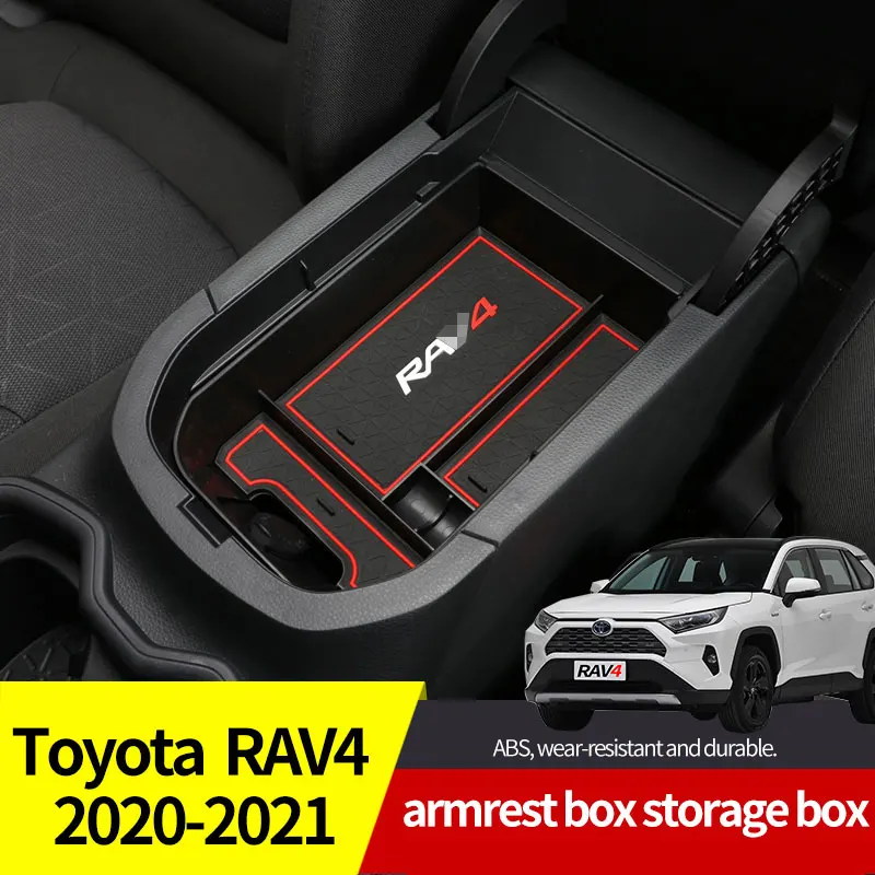 

2020 For Toyota RAV4 Central armrest box storage box Storage box 20 modified decoration rv4 supplies
