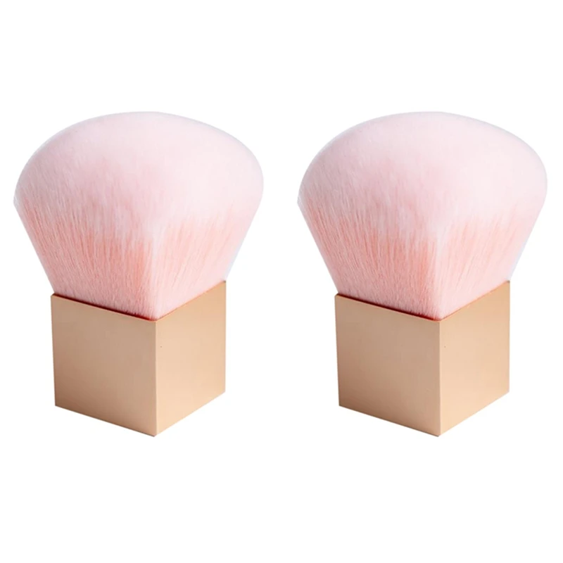 

Мягкая нейлоновая мини-щетка для ногтей квадратная золотая металлическая ручка для дизайна ногтей щетка для пыли небольшие углы очистки но...