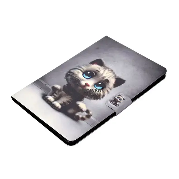 Chong.Wu.Mao Чехол с рукавами для Samsung Galaxy Tab 3 Lite 7,0 SM-T110 T110 T111 Tab E 7,0 T113 T116 чехол с кошкой из искусственной кожи с подставкой - Цвет: Chong.Wu.Mao