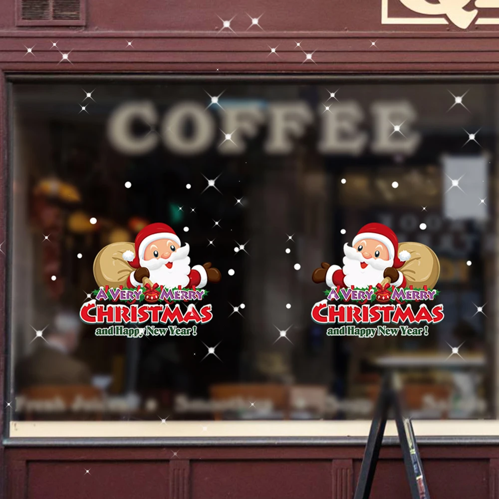 Наклейка на автомобильное стекло сделай сам Рождественская подвесная наклейка