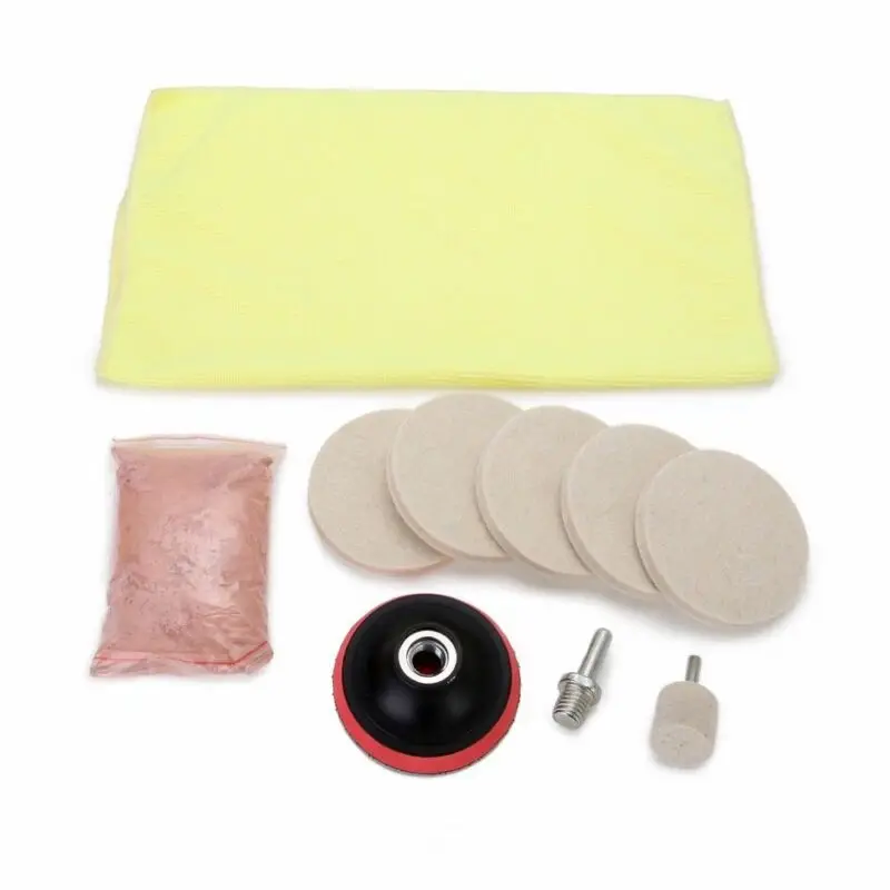 

Car Windscreen Polishing Kit Practical Auto Car Windows Scratch Remover Glass Polishing Kit Scratch Repair Tool