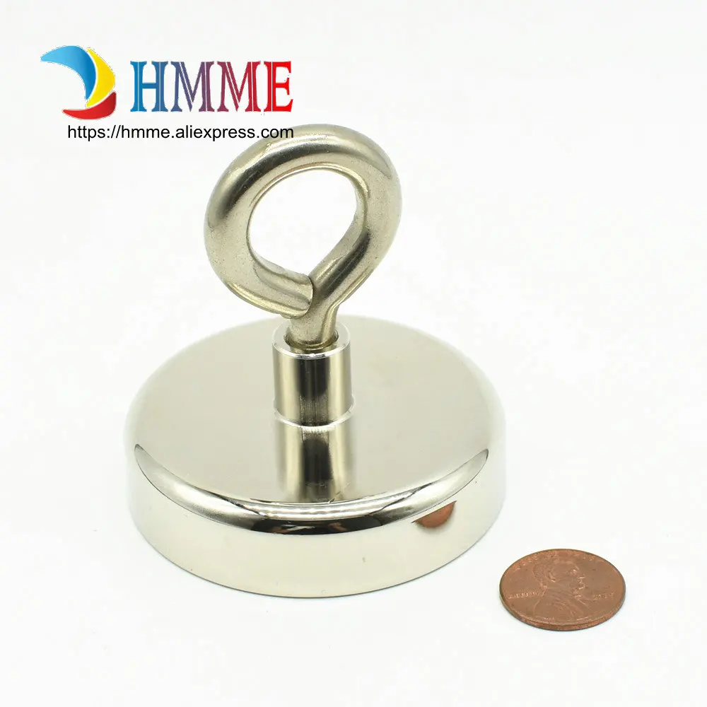 Подъемный магнит диаметр 12 60 мм с зажимным болтом для глаз стальной крючок