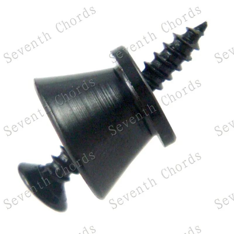 100 шт./лот черный зажим для гитары металлический кнопки бас укулеле|guitar strap button|strap