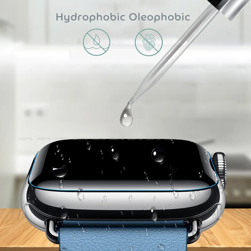 Взрывозащищенная пленка для iWatch 5 серии 44 мм 40 HD защитная мягкая Гидрогелевая Apple