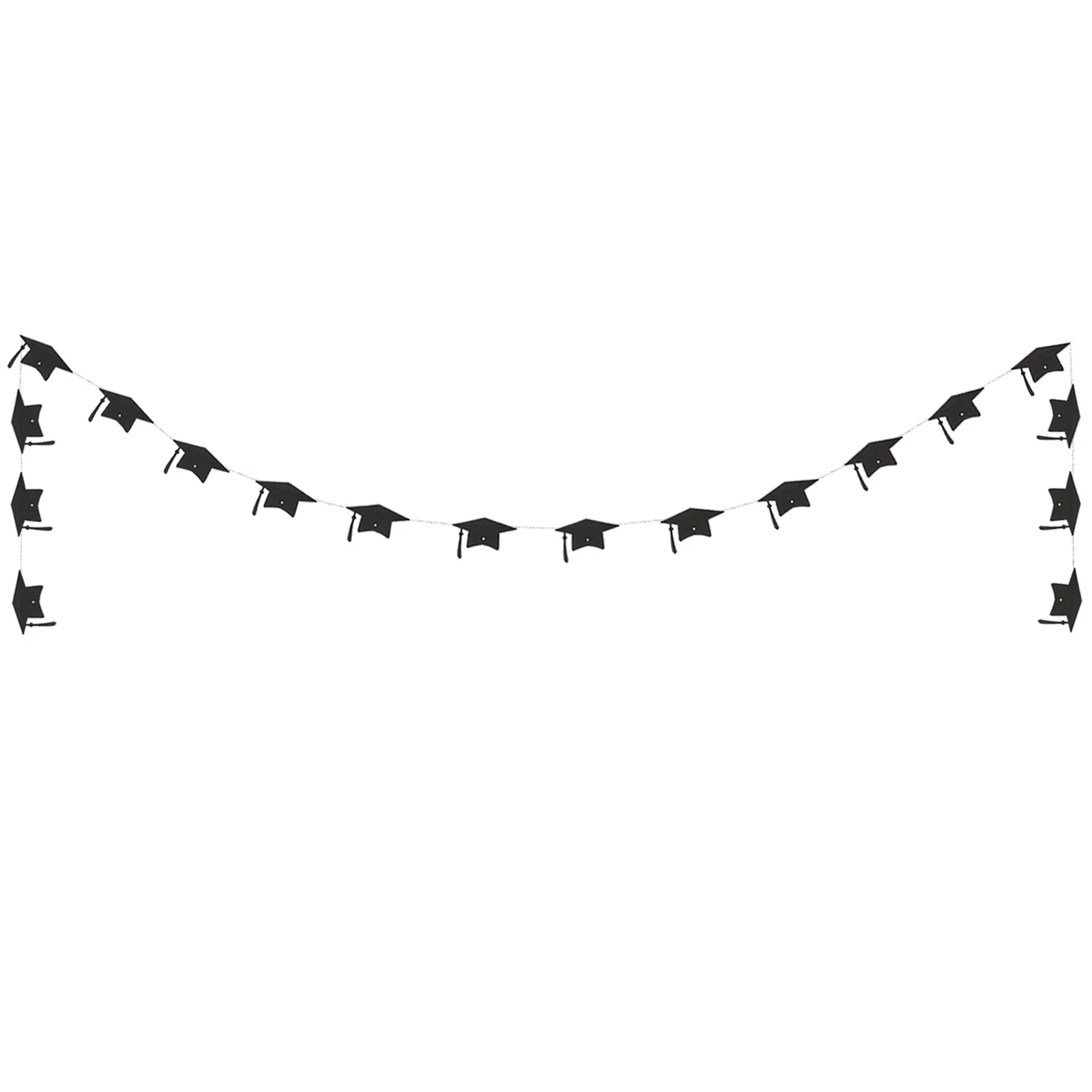 18 шт./компл. подвесной флаг в форме шляпы для мальчишника с магнитными точками