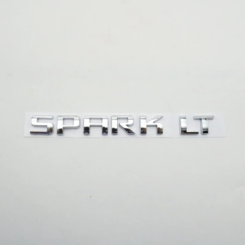 

SPARK LT Sticker Rear Trunk Script Letters Emblem For Chevrolet Spark