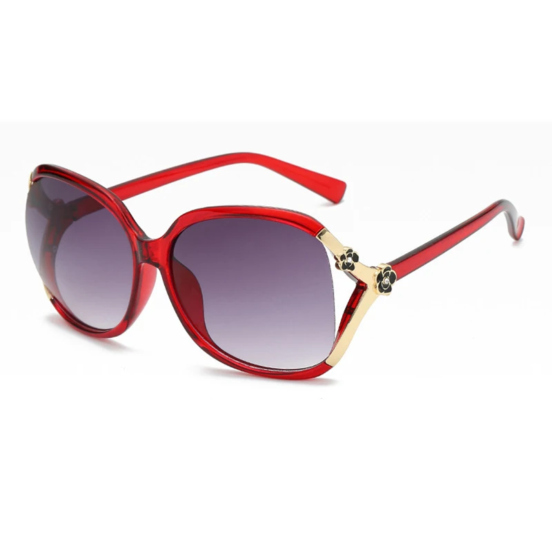 

Новые модные женские солнцезащитные очки для женщин Камелия дизайн, защита от солнца, очки в большой оправе Drivig путешествия очки женские со...