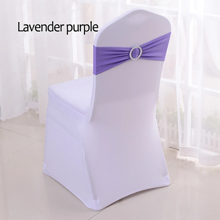 50 шт./лот чехлы на стулья из лайкры и спандекса с пряжкой слайдер для свадебных