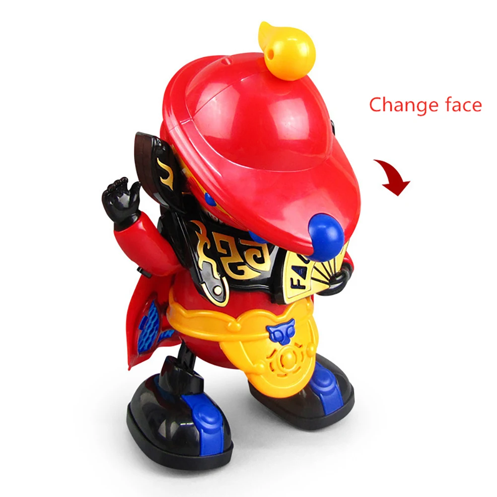 Электрическая кукла робот для танцев меняющая лицо игрушки детей волшебная