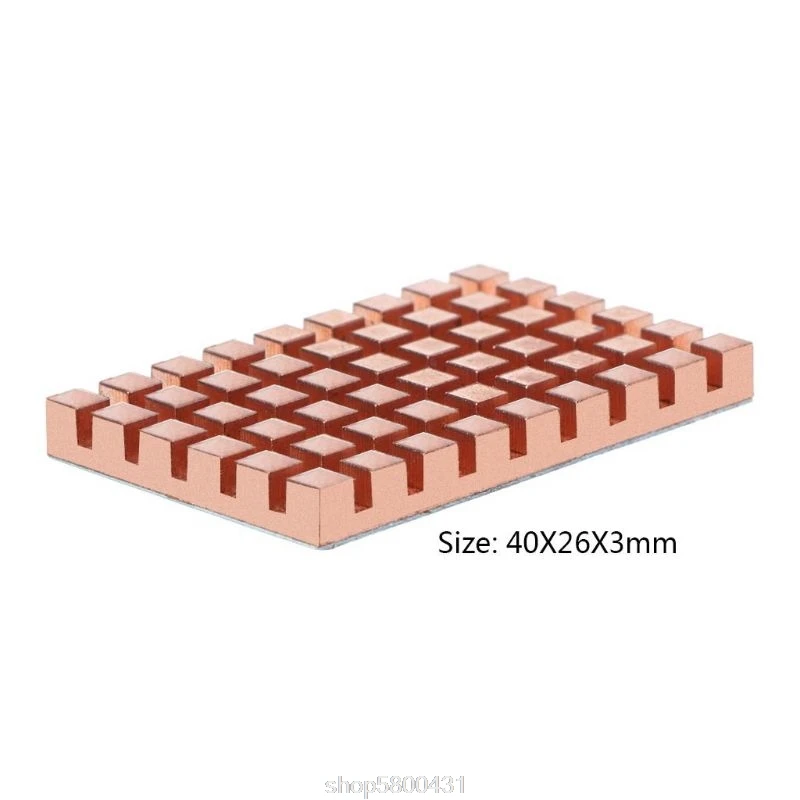

Heatsink and 2/3/4MM Thermally Conductive Adhesive for mSATA 5030 msata3.0 Solid State Disk SSD Radiator N18 20 Dropshipping