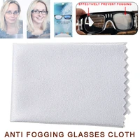 1pc anti fog eyeglasses cleaning cloth soft portable suede fabric wiping cloth reusable wipes for glasses lens camera screen