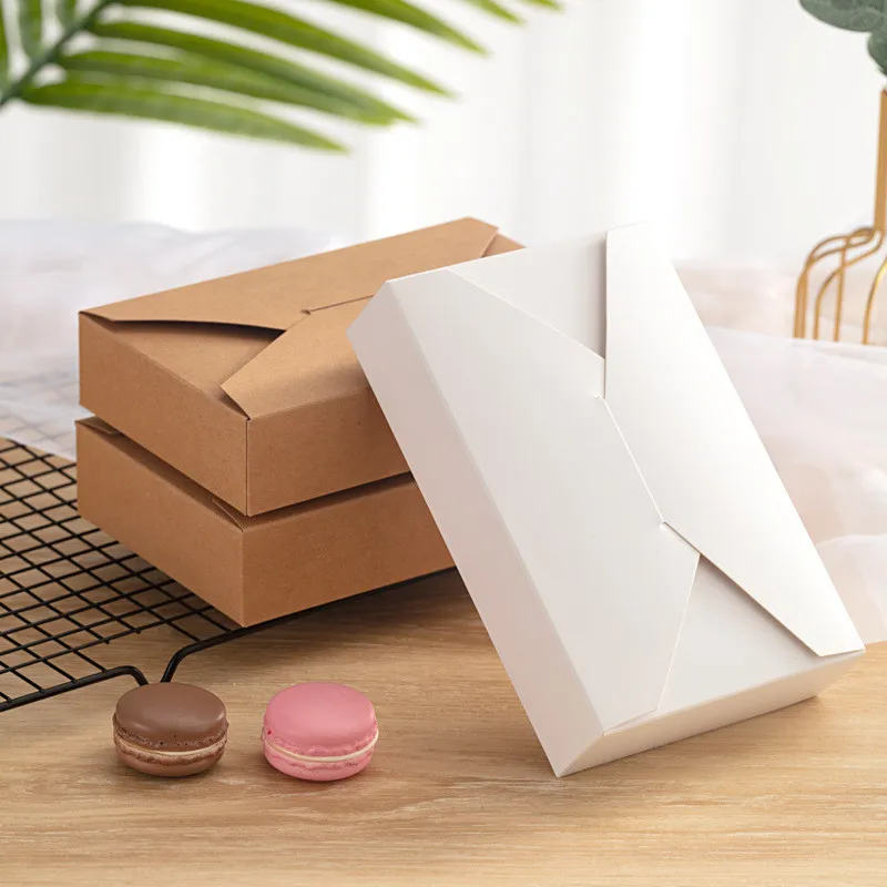 

10/20/30pcs Kraft Paper Bags White Red Cardboard Envelope Gift Wrapping Clothing Boxes Packaging Wholesale Items For Business