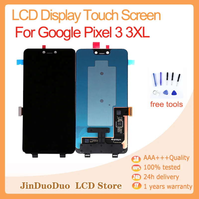 Original Pixel 3 LCD For Google Pixel 3 3XL Display With Frame Screen For HTC Google Pixel 3A 3A XL LCD Touch Screen Glass Panel
