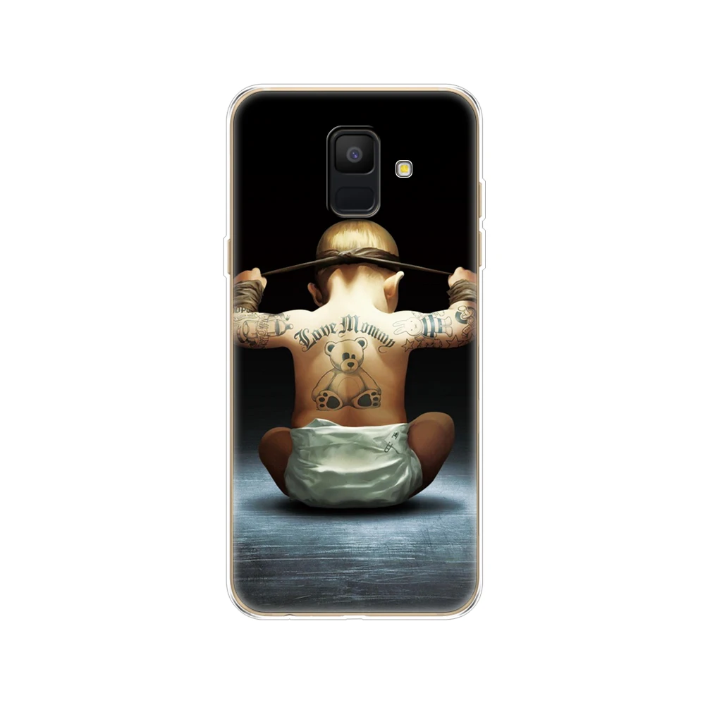 Силиконовый чехол для Samsung Galaxy A6 2018 с двумя SIM картами SM A600 A600F samsung plus A605 A605F