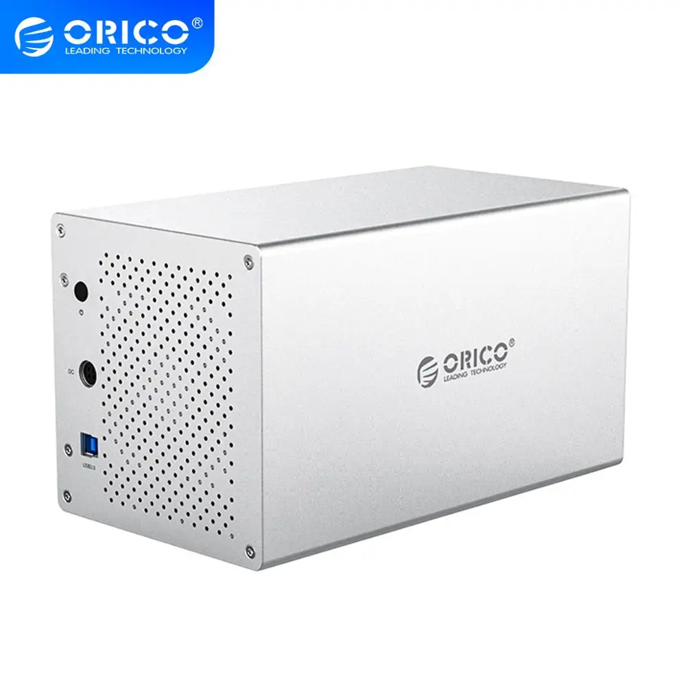 Корпус ORICO WS Series 4 Bay 3 5 &quotSATA к USB3.0 HDD Гбит/с 40 ТБ 12 В адаптер питания hdd Чехол
