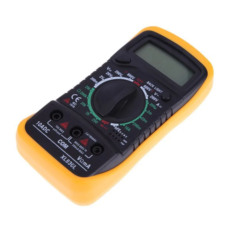 XL830L Multimeter LCD Backlight Portable AC/DC Ammeter Voltmeter Ohm Voltage Tester Meter Multimetro Handheld Digital | Инструменты