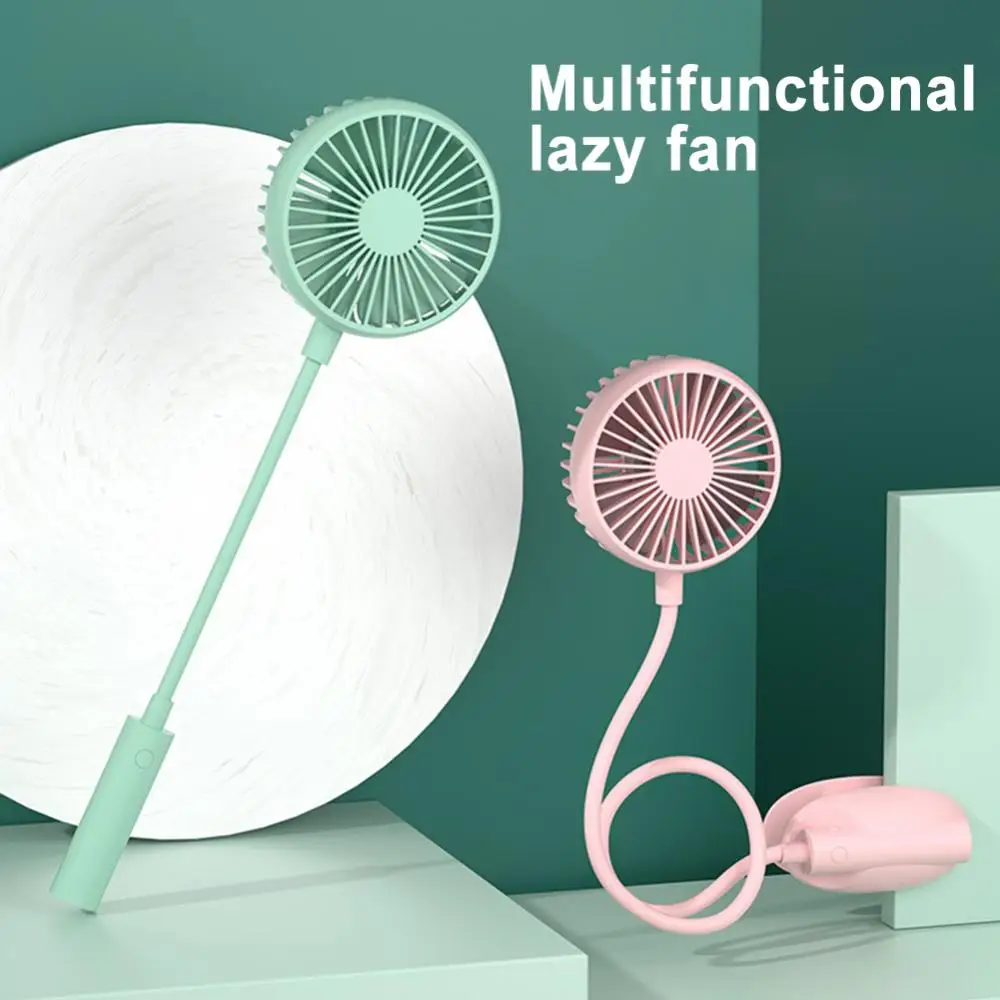 

Multifunctional lazy fan portable hanging neck fan US handheld fan