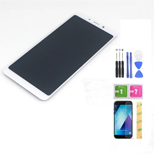 lcd 5,4" для Xiaomi Redmi 6 lcd сенсорный экран кодирующий преобразователь сенсорного экрана в сборе с рамкой lcd для Redmi 6a lcd - Цвет: 6a White