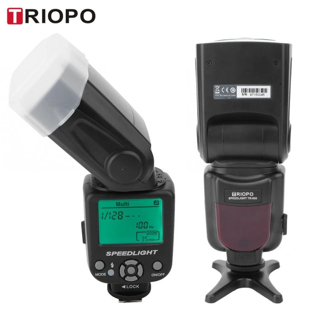 TRIOPO TR 950 Профессиональный светильник для вспышки Внешняя вспышка с