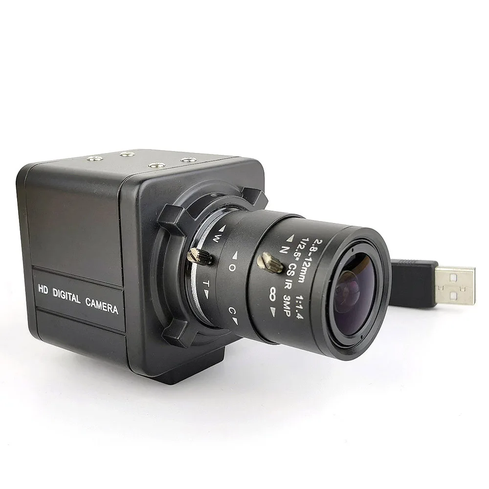 USB-камера HD 1080P 6-60 мм 5-50 2 8-12 ручной зум варифокальный объектив МП мини-бокс для ПК