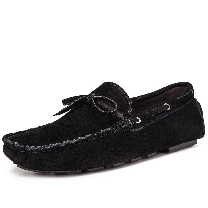 

Men Loafers Men's Casual Shoes Suede Leather Moccasins Breathable Slip on Boat Shoes Chaussures Hommes