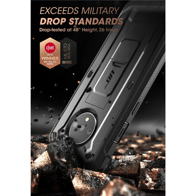 supcase for one plus 7t case ub pro heavy duty full body holster cover with built in screen protector for oneplus 7t 2019 free global shipping