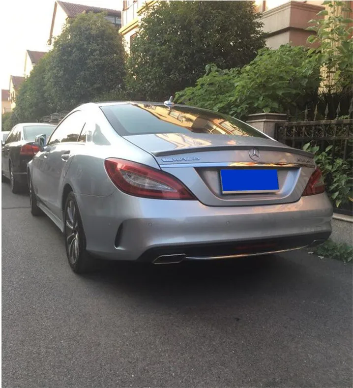 Спойлер высокого качества из углеродного волокна для Benz W218 CLS300 CLS350 CLS63 2012 2015|rear wing