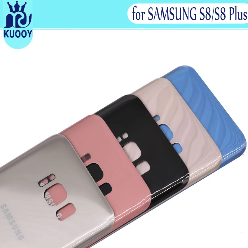 S8 Батарея Крышка для samsung Galaxy G950 G955 S8 плюс Батарея двери Корпус Замена Ремонт Запчасти+ 3 М клей