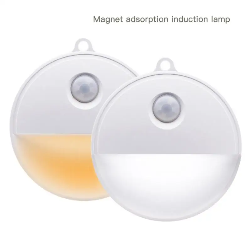 

Mini LED Under Cabinet Light Motion Sensor Night Light Wireless Wall Lamp Wardrobe Cupboard Drawer Closet Bedroom Lighting Lamp