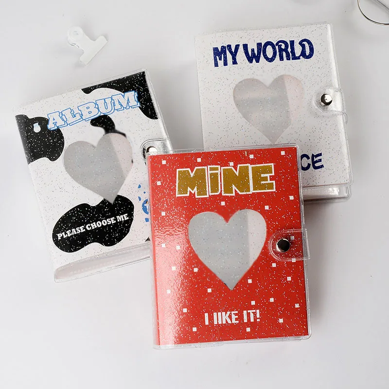 

Cartoon Album Holds 32/64 Mini Photos Instax Album Photo Album for Mini Fuji Instax & Name Card 3/5 inches Mini Photo Album