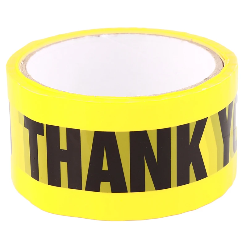DIY 1 рулон желтый предупреждающий стикер ленты вечерние украшения на день