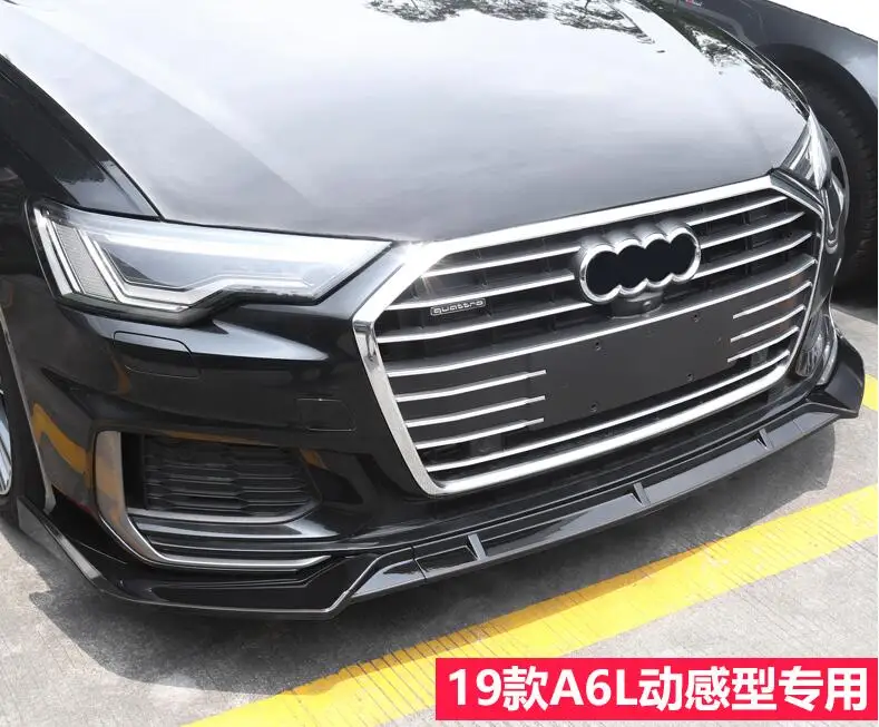 Защитный диффузор для заднего бампера Audi A6 ABS 2019-2020 комплект корпуса бампер