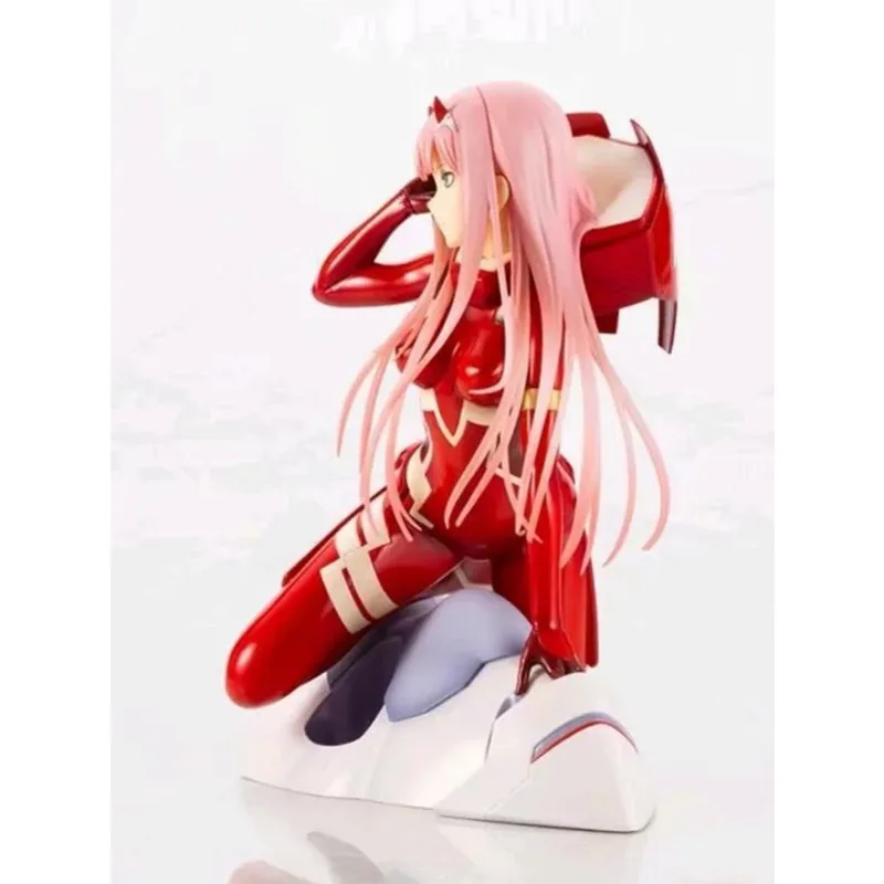 

Anime Figure DARLING In The FRANXX Zero Two 02 PVC Action Figure Battle Suit Model Toy Red/White Clothes Girls Collectible Model