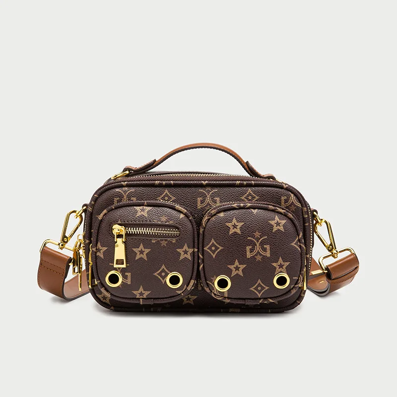 

High Quality Splite Leather Chest Bag for Women Casual Shopping Working Waist Purses and Handbags Famous Designer Coin Bags Sac