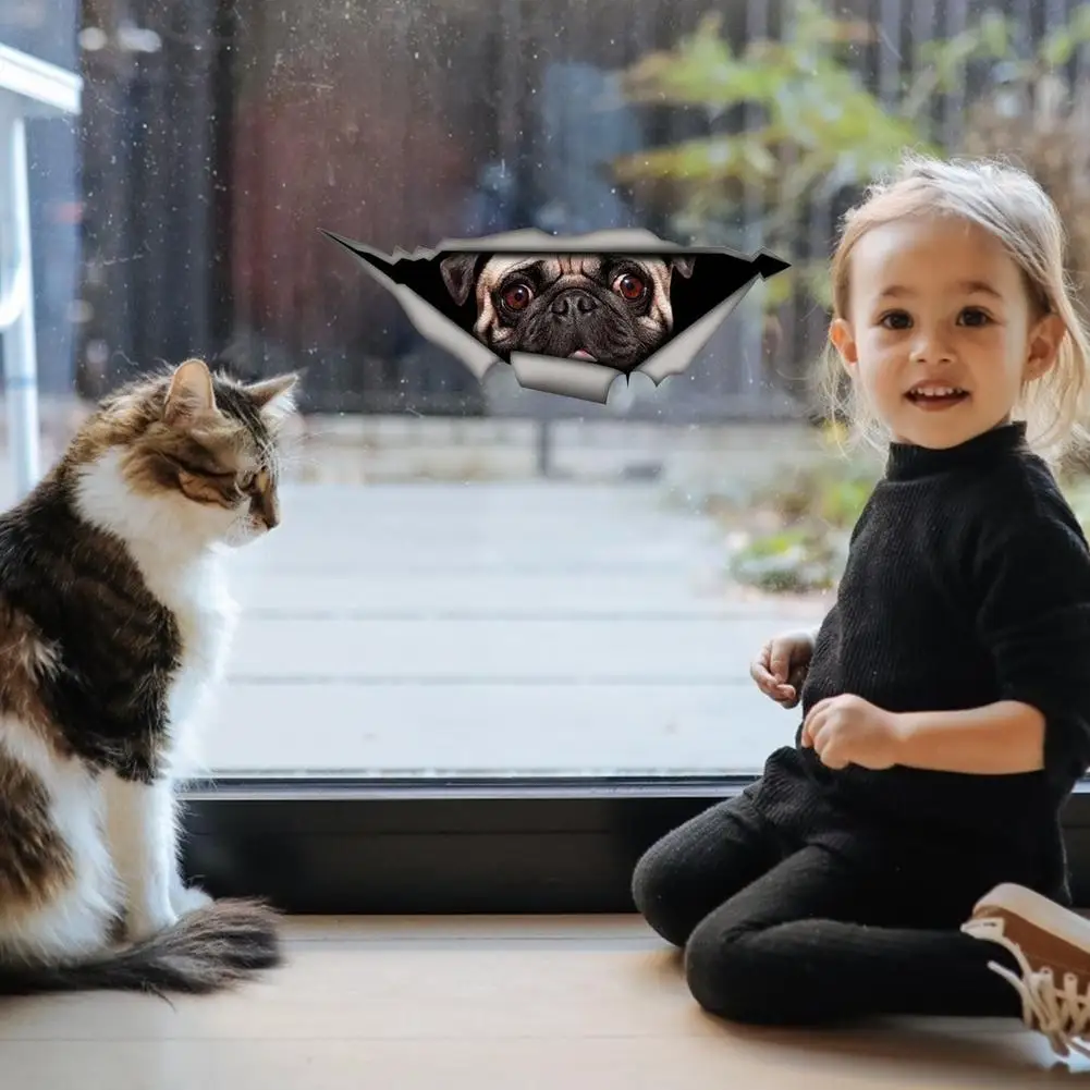 

Personalized Car Sticker Metal Modified Car Sticker Whole 3D Car Stickers Pet Dog Car Door Decal Glass Car Window Cling Decals