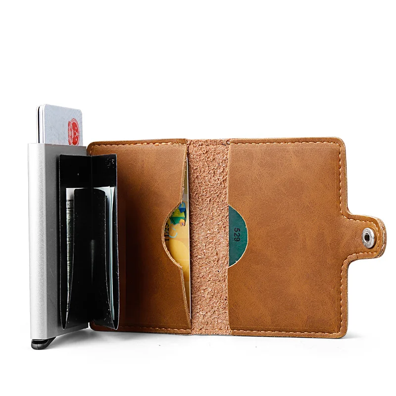 Умный бумажник в алюминиевой коробке держатель для кредитных карт мужчин и